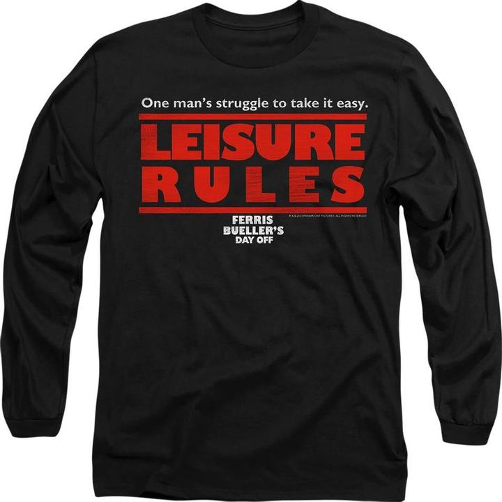 Produktbild Ferris Bueller´s Day Off Ferris Bueller's Day Off Leisure Rules TShirt (XL)
