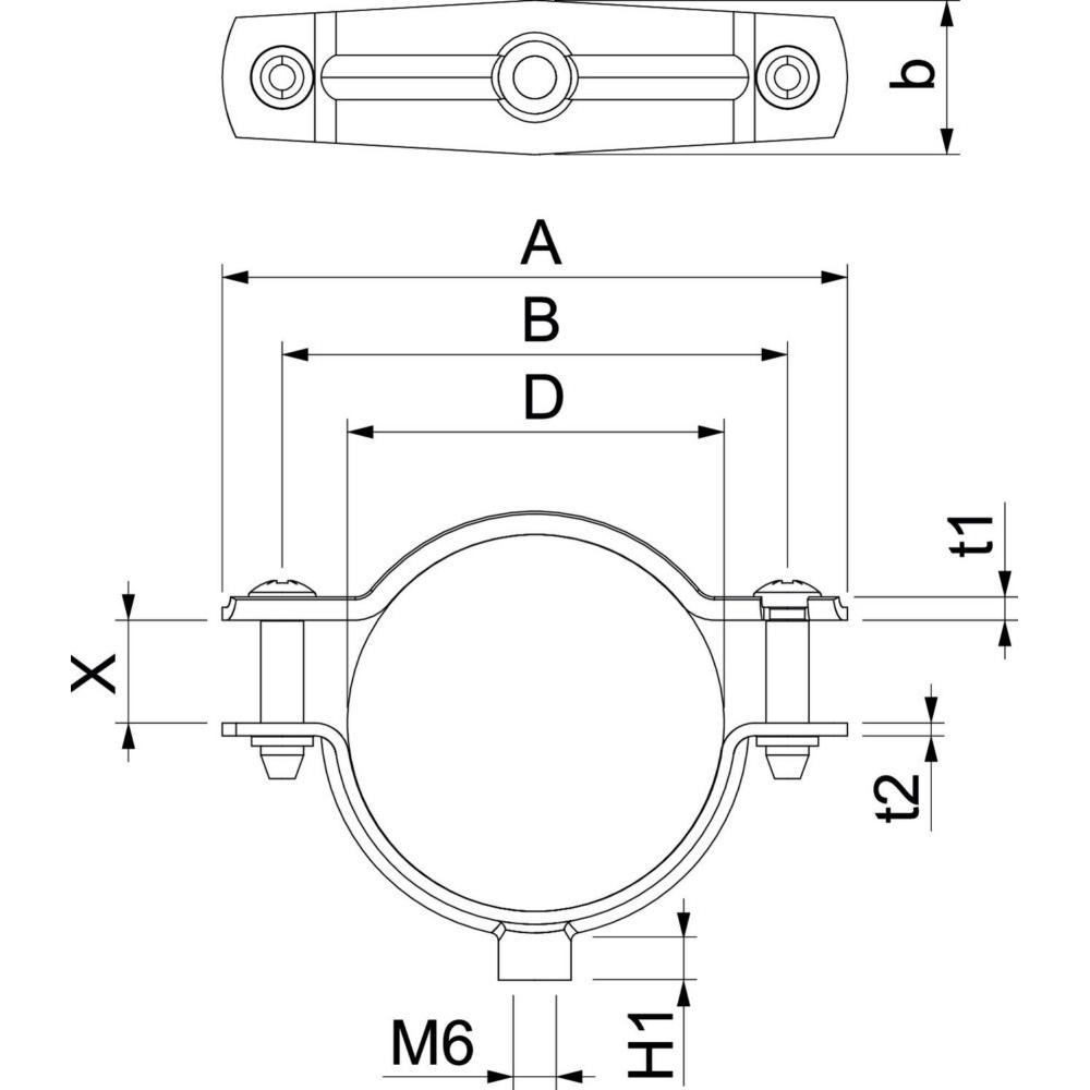 Thumbnail - OBO Bettermann, Kabelhalter, BETTERMANN ASG 732 44 G