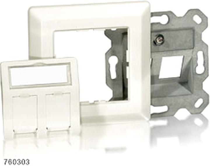 Produktbild equip Rahmenset 3x Unterputz perlweiss