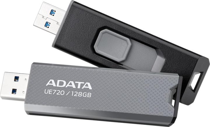 Productafbeelding Adata USB 128GB UE720 3.2 Gen2 Grey (128 GB, USB-A, USB-C)