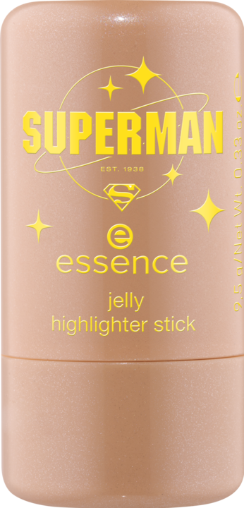 essence Superman jelly highlighter stick illuminateur gel (01 Undefeated, 02 Mighty, Highlighter)