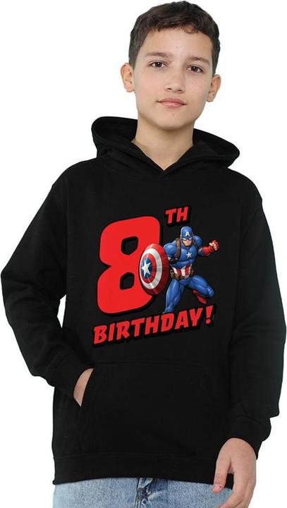 Image du produit Captain America - Sweat à capuche 8TH BIRTHDAY - Enfant (116)