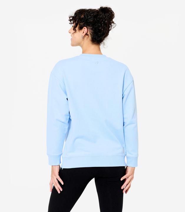 Produktbild Domyos Sweatshirt Damen Schwangerschaftsyoga - hellblau (S)
