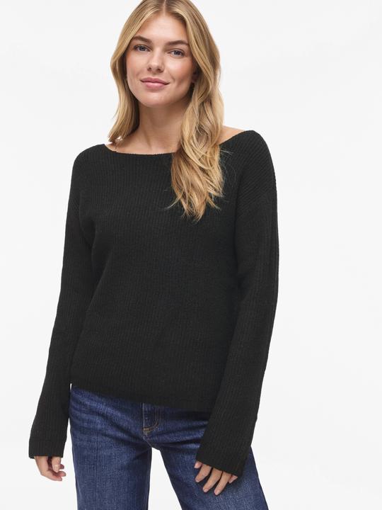 Produktbild Vila VIVERIETY U-Boot-Ausschnitt Strickpullover (L)