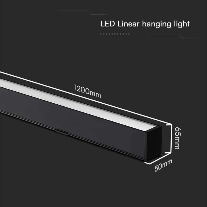 Actual product image V-TAC LED ceiling light VT-7-44, EEK: G, 40 W, pendant, black
