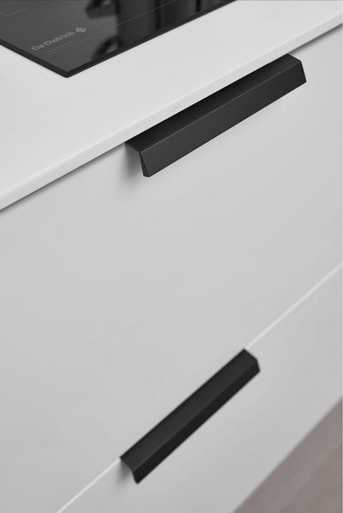 Produktbild Furnipart Griffleiste Möbelgriff Bench LA 2x80 L 200mm Alu schwarz schwarz matt gebürstet