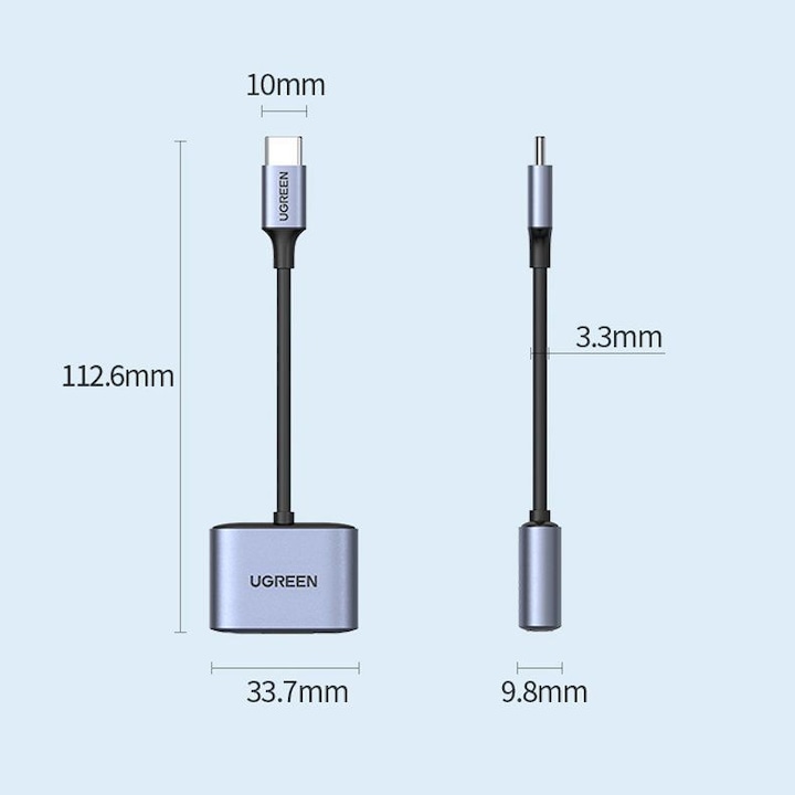 Produktbild Ugreen Kopfhörer Adapter (USB Typ C, 3.5mm Klinke)