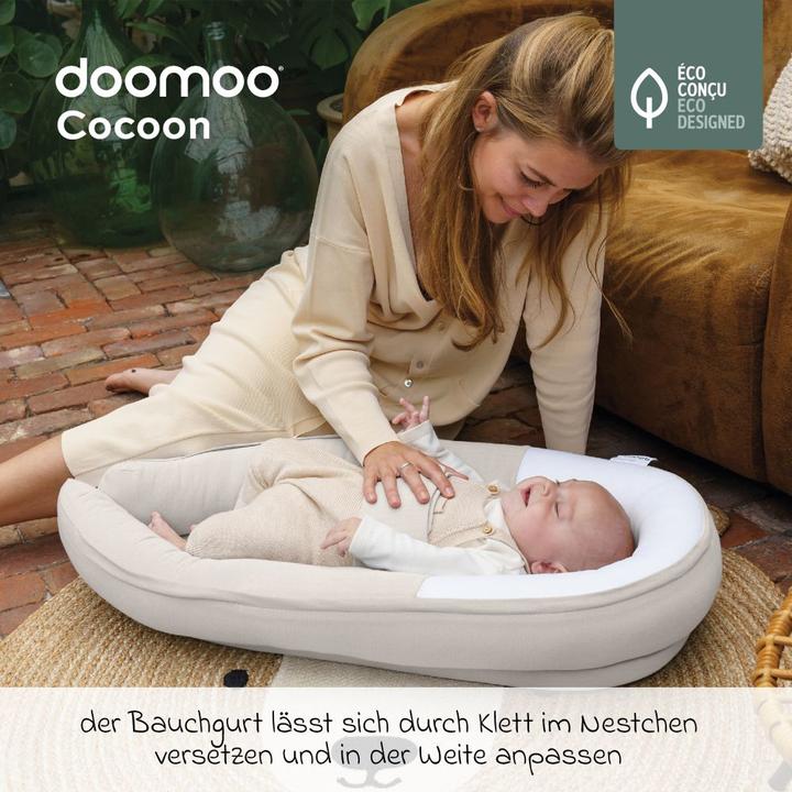 Produktbild Doomoo doomoo Babynestchen & Bettschlangen Babynest Cocoon mit Bauchgurt - Tetra Sa