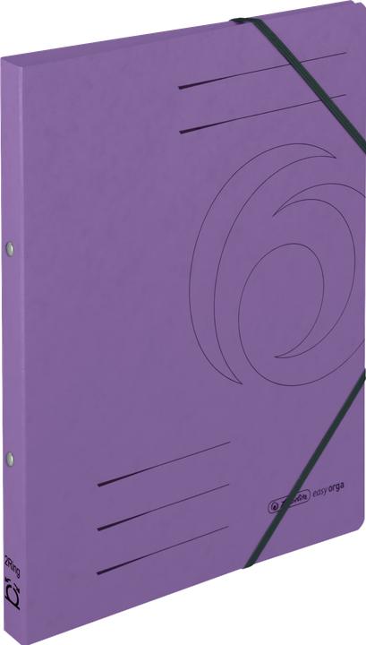 Herlitz 11255452 Aktenordner Karton Violett (A4, 25 mm, 1 Stück)