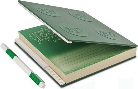 Immagine prodotto LEGO Taccuino verde fisso con penna gel