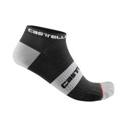 Castelli, Herren, Sportsocken, Lowboy 2 Socks (L/XL), Weiss, Schwarz