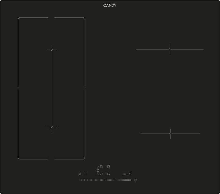 Candy Moderna CIES64MCA, Induktionskochfeld, 59 cm, Schwarz (59 cm, Induktionskochfeld)