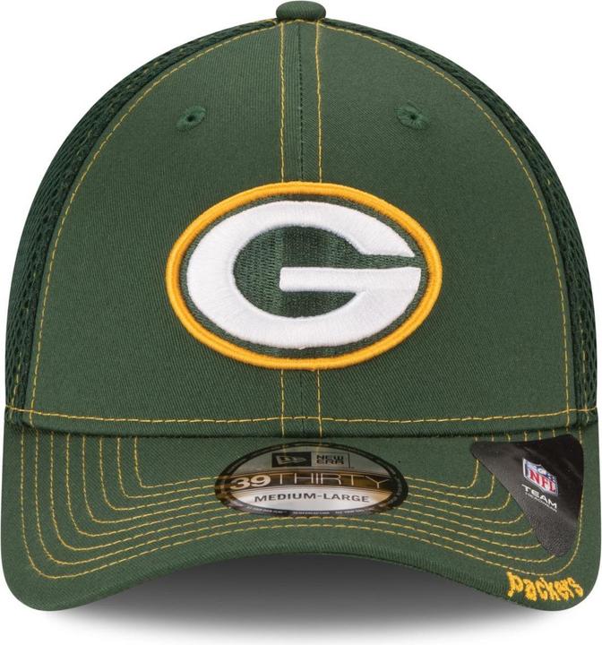 Produktbild New Era 39Thirty Stretch Mesh Cap Green Bay Packers - M/L (M, L)