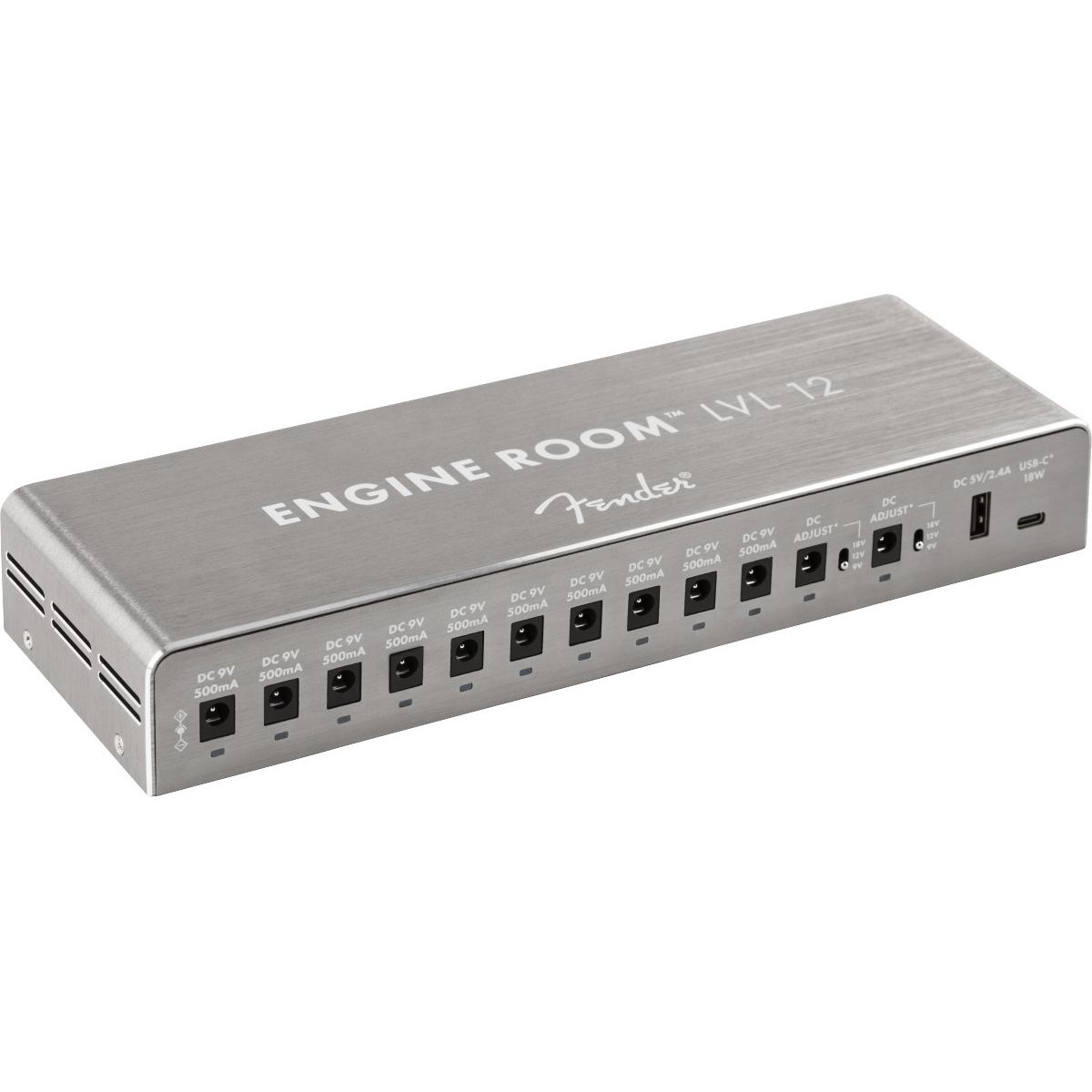 Fender Sala macchine LVL12 Alimentatore multiplo per effetti, Accessori per strumenti, Nero