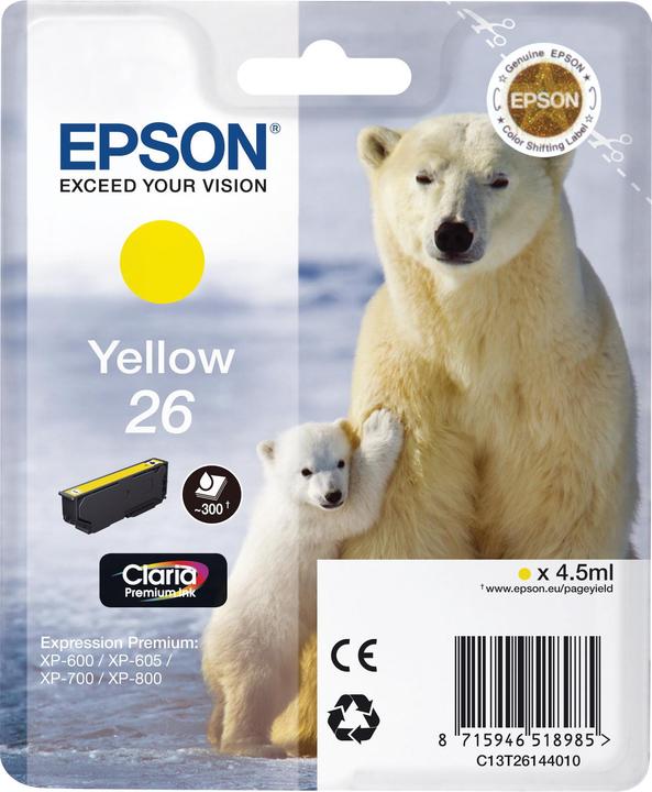 Produktbild Epson 26 Claria Premium (Y)