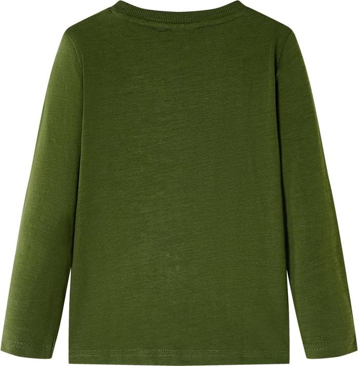 Immagine prodotto VidaXL Camicia da bambino a maniche lunghe color kaki scuro 140,Materiale: 100 (140)