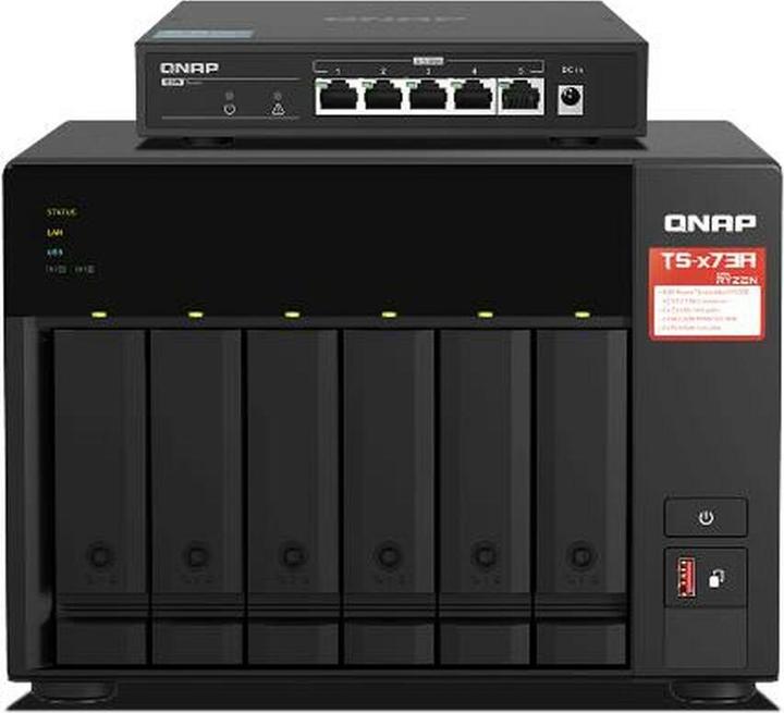 Produktbild QNAP TS-673A-SW5T (0 TB, Serial ATA Drive)