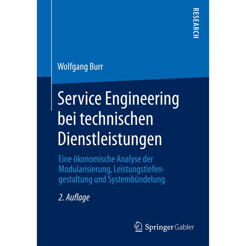 Service Engineering bei technischen Dienstleistungen, Fachbücher von Wolfgang Burr