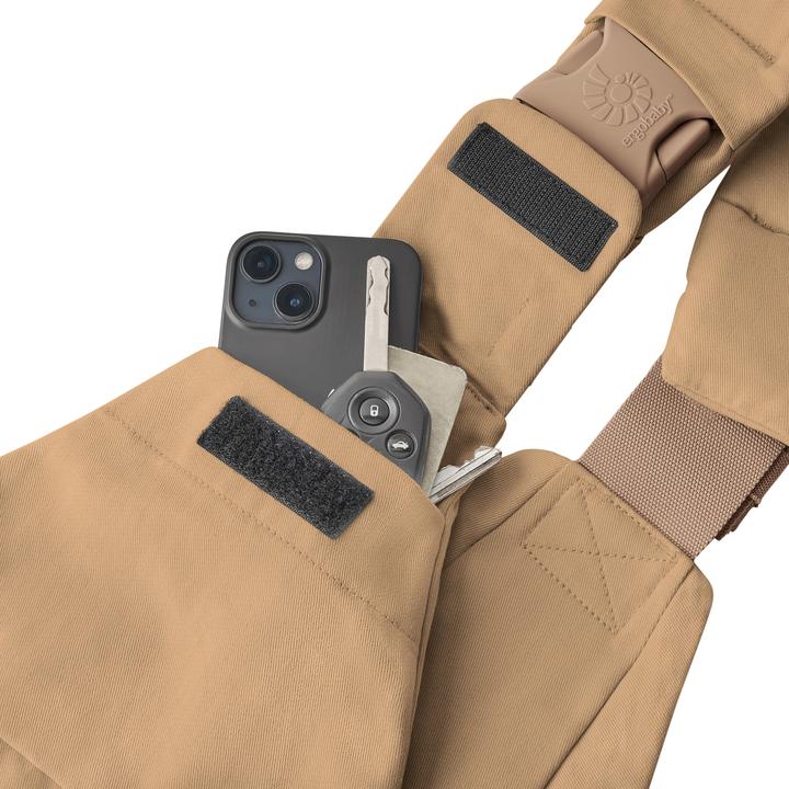 Actual product image Ergobaby Upsie Sling Carrier, brown