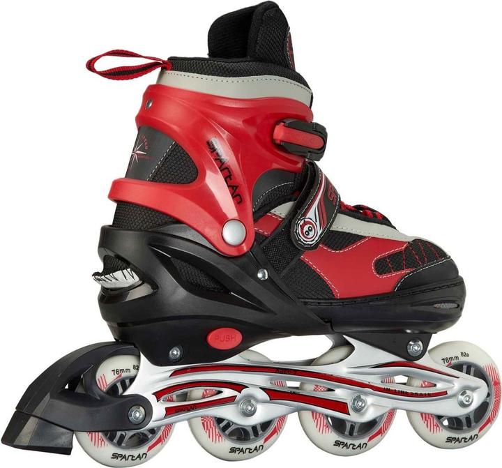 Actual product image Children inline skate "2 in 1 ", Red,, adjustable, 274 (40)