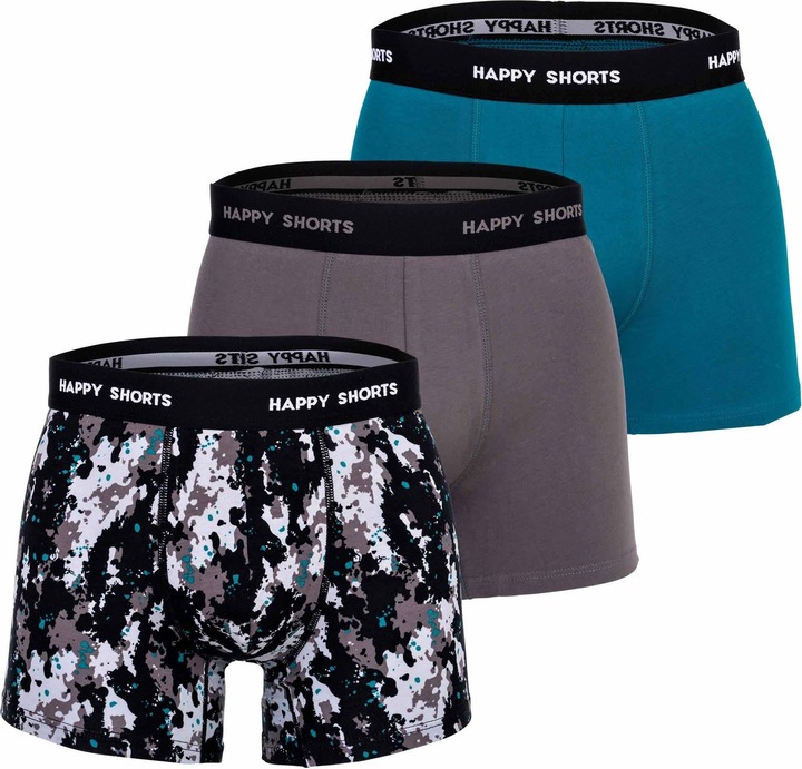 Immagine prodotto Happy shorts Boxer Casual Vestibilità comoda (XL, confezione da 3)
