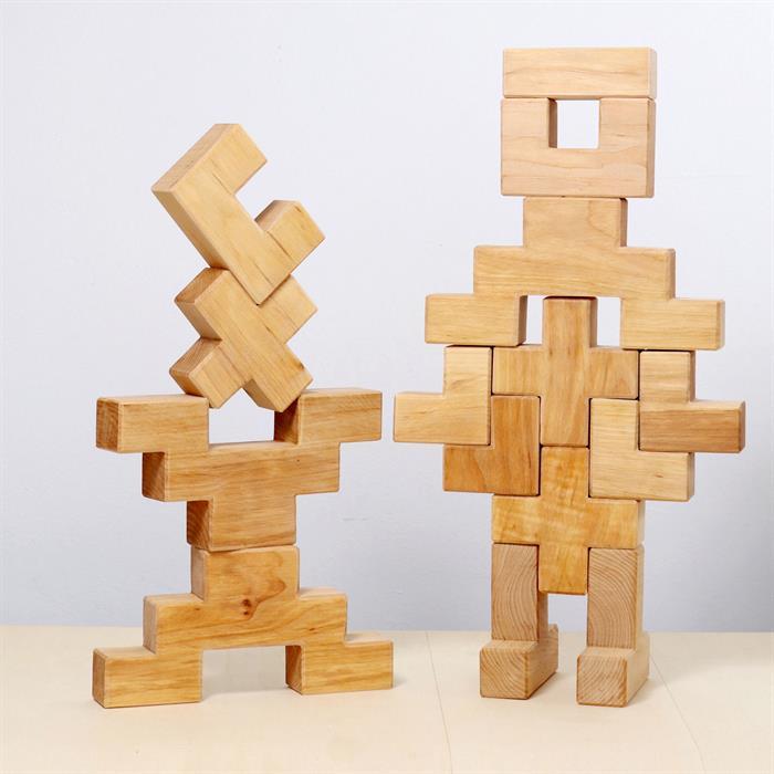 Actual product image Grimm's Natural staircase construction kit