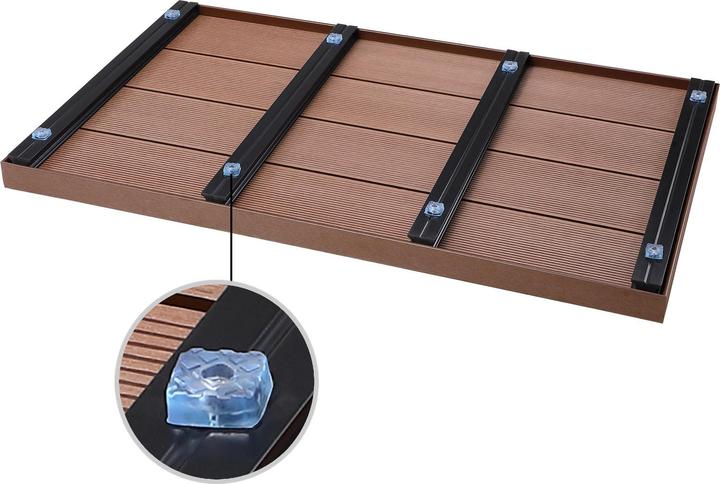 Produktbild Casaria WPC Bodenelement Solardusche