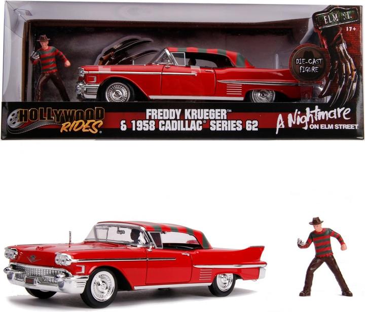 Image du produit Jada Freddy Krüger 1958 Cadillac Series 1:24