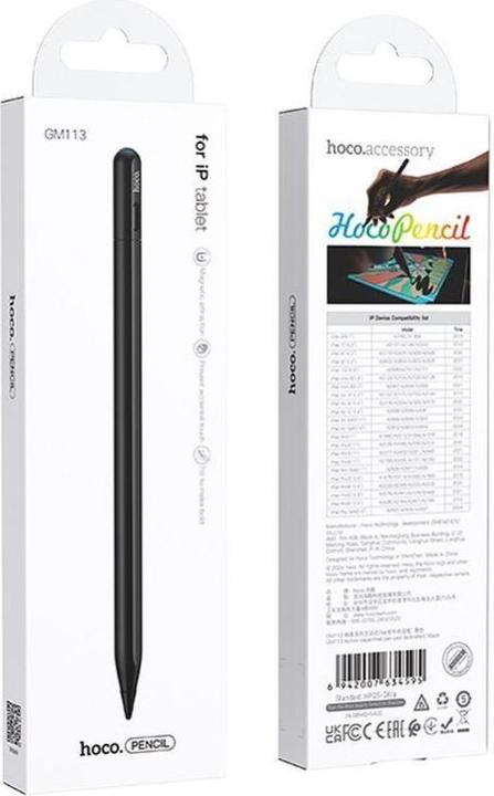 Image du produit Hoco Other active capacitive pen 130 mAh GM113 black
