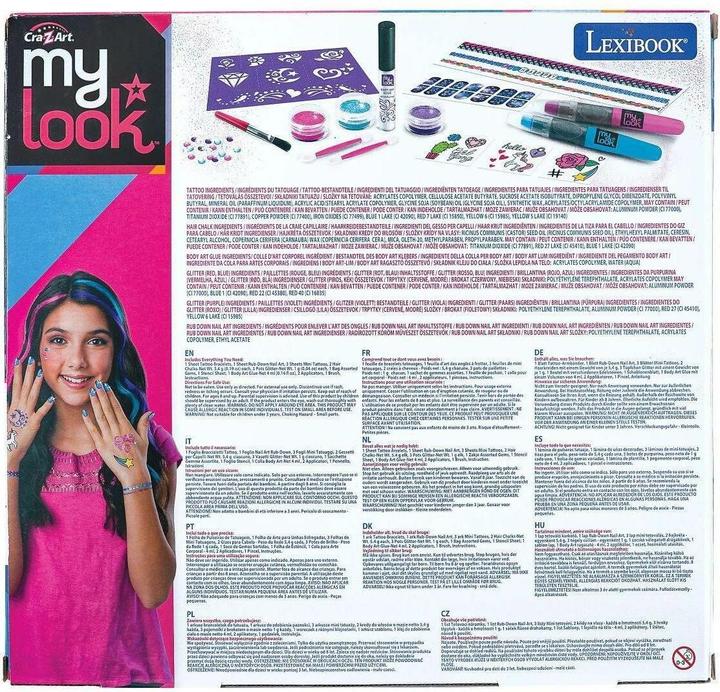 Actual product image Lexibook Cra-Z-Art - 3in1 Ultimate Glitter Beauty Set (CRSS18)