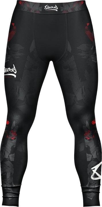 Actual product image 8Weapons 8 WEAPONS Compression Pants, Hit 2.0, black-red, XXL (XXL)