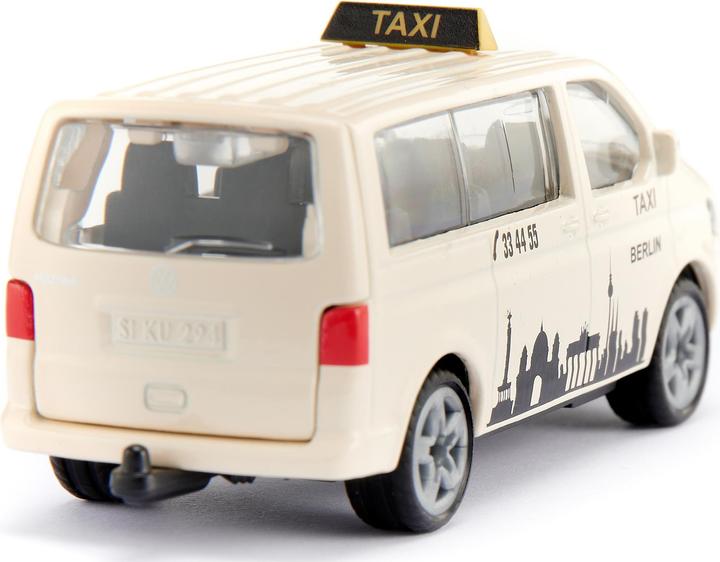 Siku 1360, Taxi, Métal, Plastique, Couleur Crème, Hayon Ouvrant