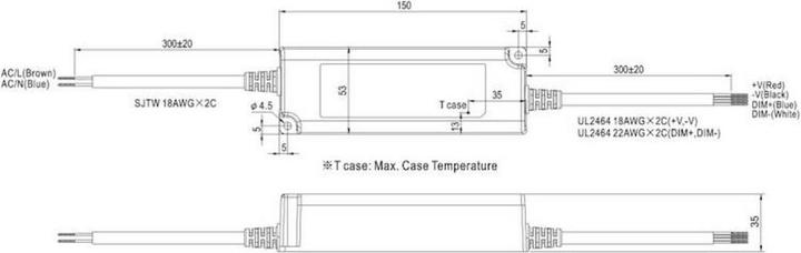 Actual product image MeanWell LED Driver LED Transformer