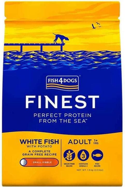 Fish4Dogs Finest Ocean White Fish Małe Rasy 1 5kg (Adult, 1500 g)