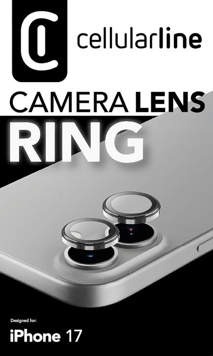 Produktbild Cellularline Camera Lens Protection Ring (1 Stk., Apple iPhone 17, Apple iPhone 17 Pro, Apple iPhone 17 Pro Max)