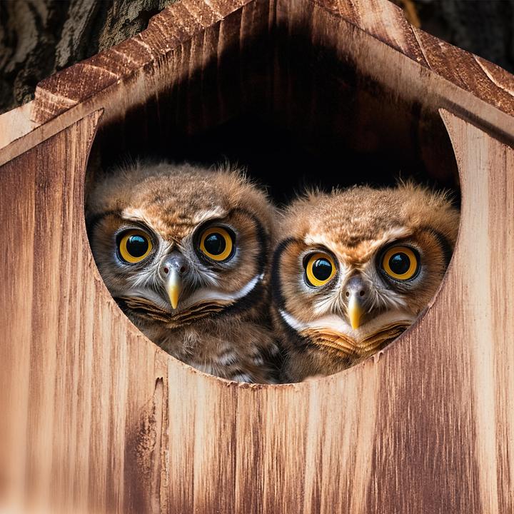 Produktbild Relaxdays Eulen-Nistkasten