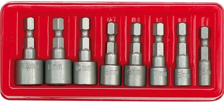 Actual product image Toya Hexagon bit set 8 pcs. CrV 1/4 (1/4")