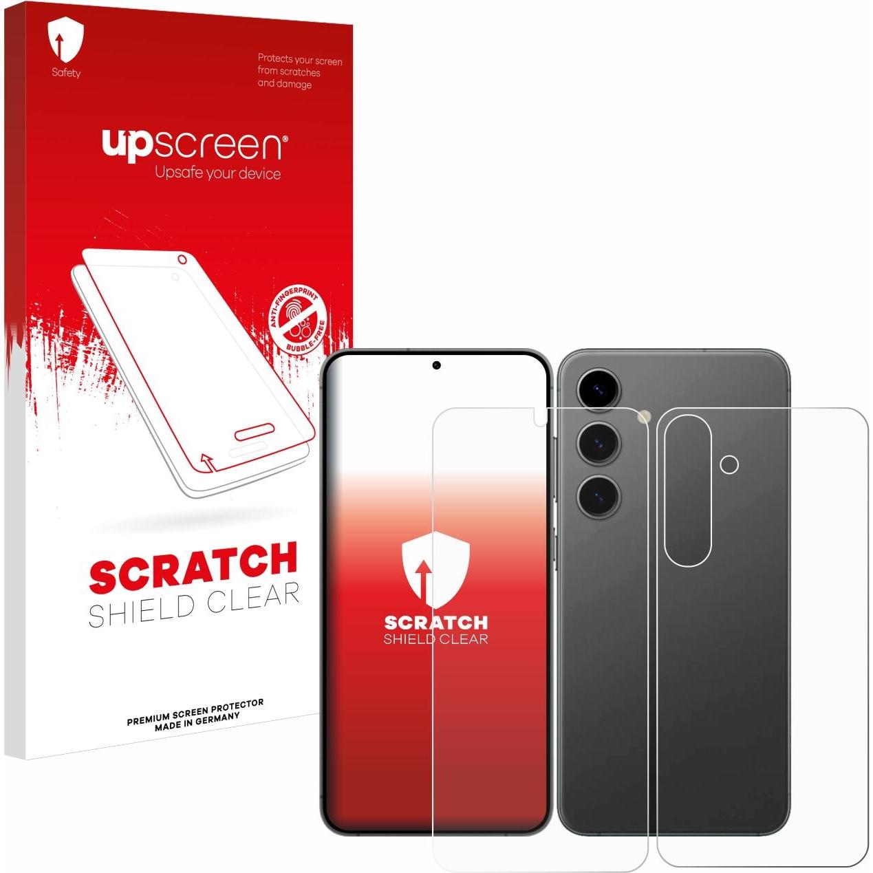 upscreen Scratch Shield Displayschutz (1 Stück, Samsung Galaxy S24+), Smartphone Schutzfolie, Transparent