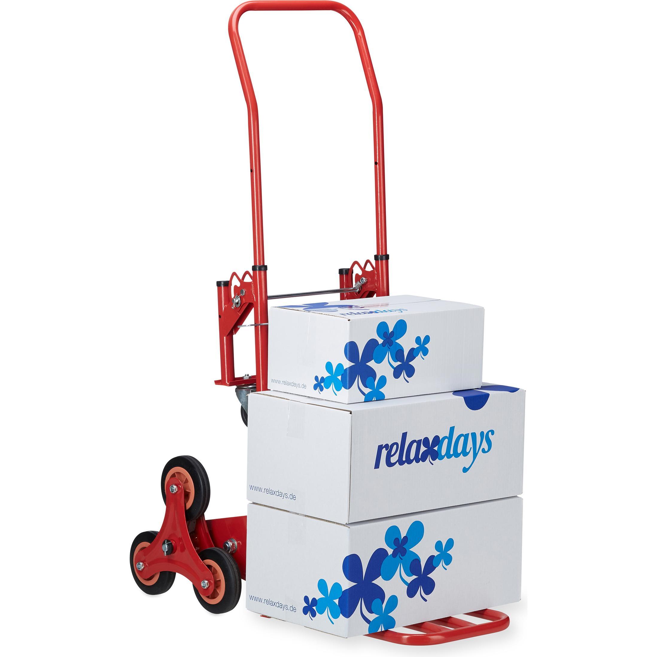 Relaxdays, Transportwagen, Treppensteiger (150 kg)
