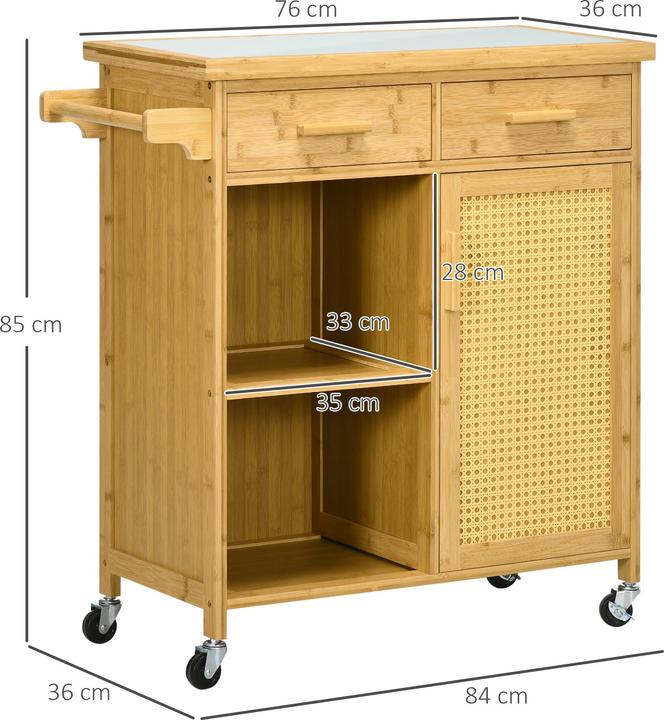 Image du produit Homcom Küchenwagen