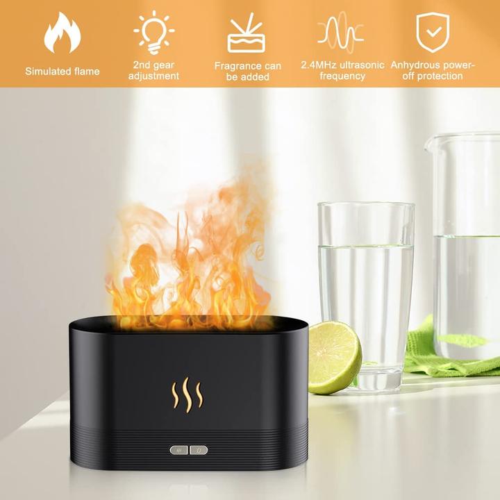 Actual product image PhoneLook Steam cheminée humidifier fire effect LED