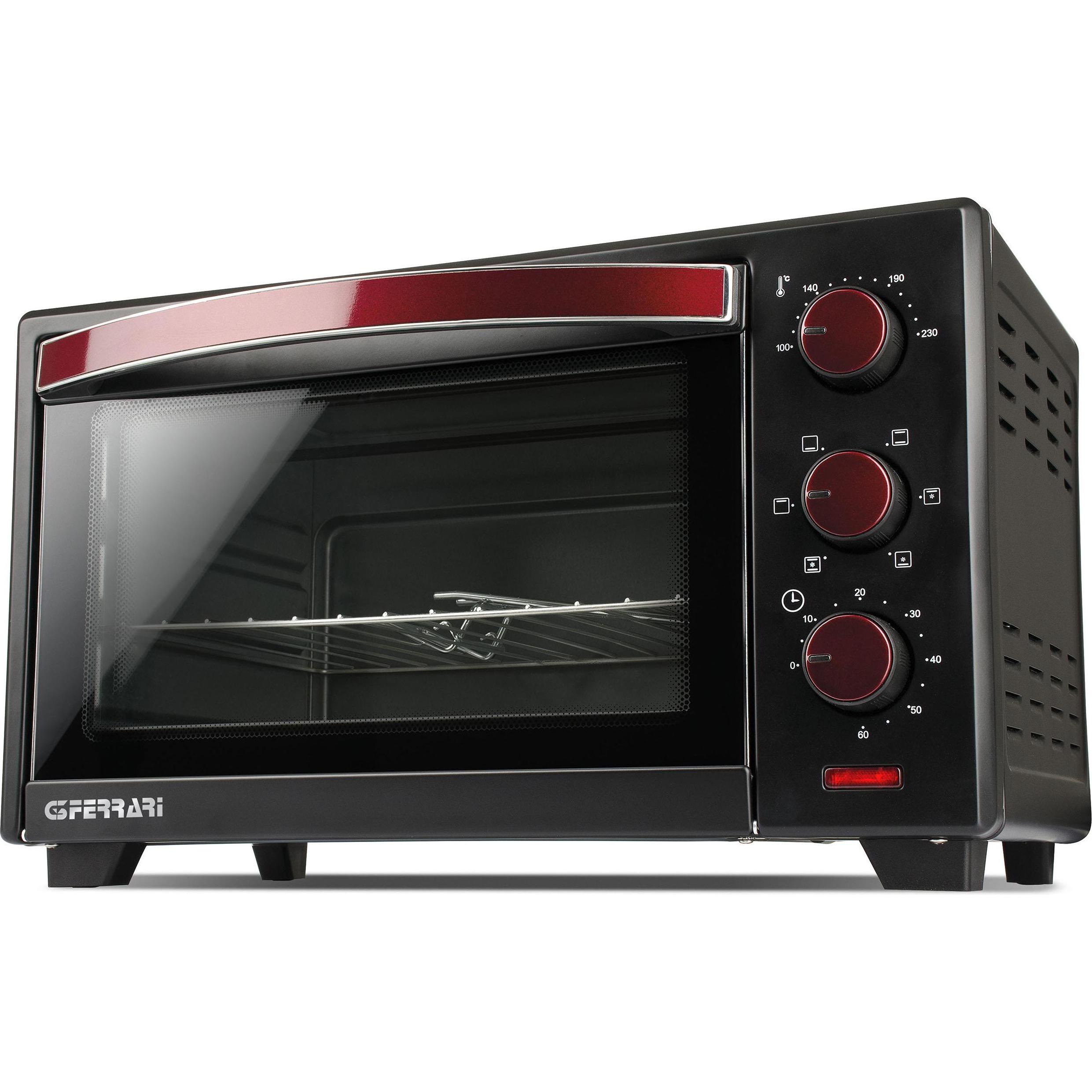 G3 Ferrari Convection oven G3FERRARI G1013500 20L, Kleinbackofen, Rot, Schwarz