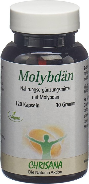Immagine prodotto Chrisana Tappi di molibdeno (120 Pezzo/i, Pillole, 50 g)