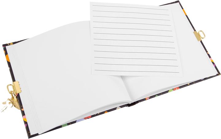 Image du produit Goldbuch Journal 16.5x16.5 96p. Heart dark (16,5 x 16,5 cm, Blanc, Couverture rigide)