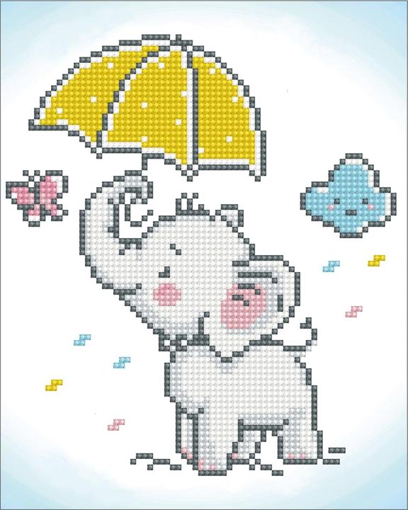 Image du produit Diamond Dotz Diamond Painting Bébé éléphant
