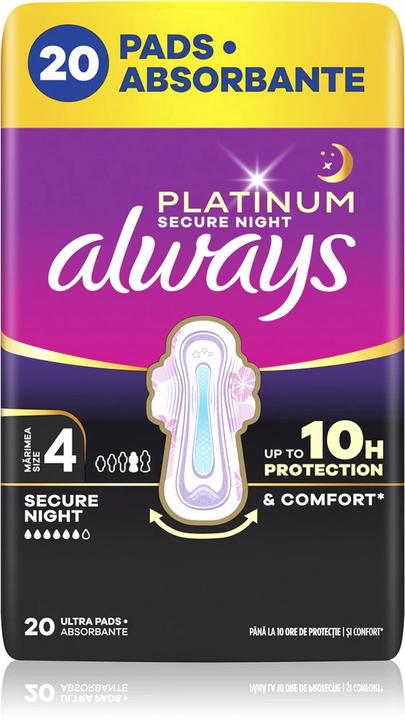 Produktbild Always Platinum Secure Night (20x)