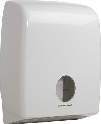 Actual product image Kimberly-Clark Toilet paper dispenser KC AQUARIUS Toilet Tissue Double Double dispenser for single sheet system
