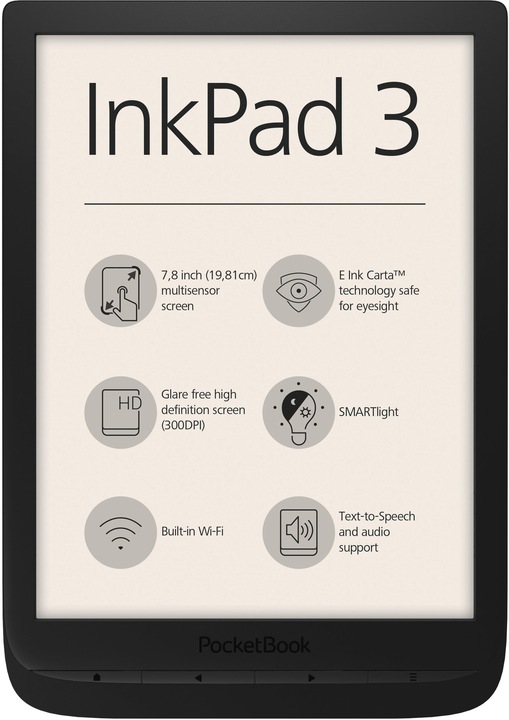 PocketBook InkPad 3 (7.80", 8 GB, Nero)