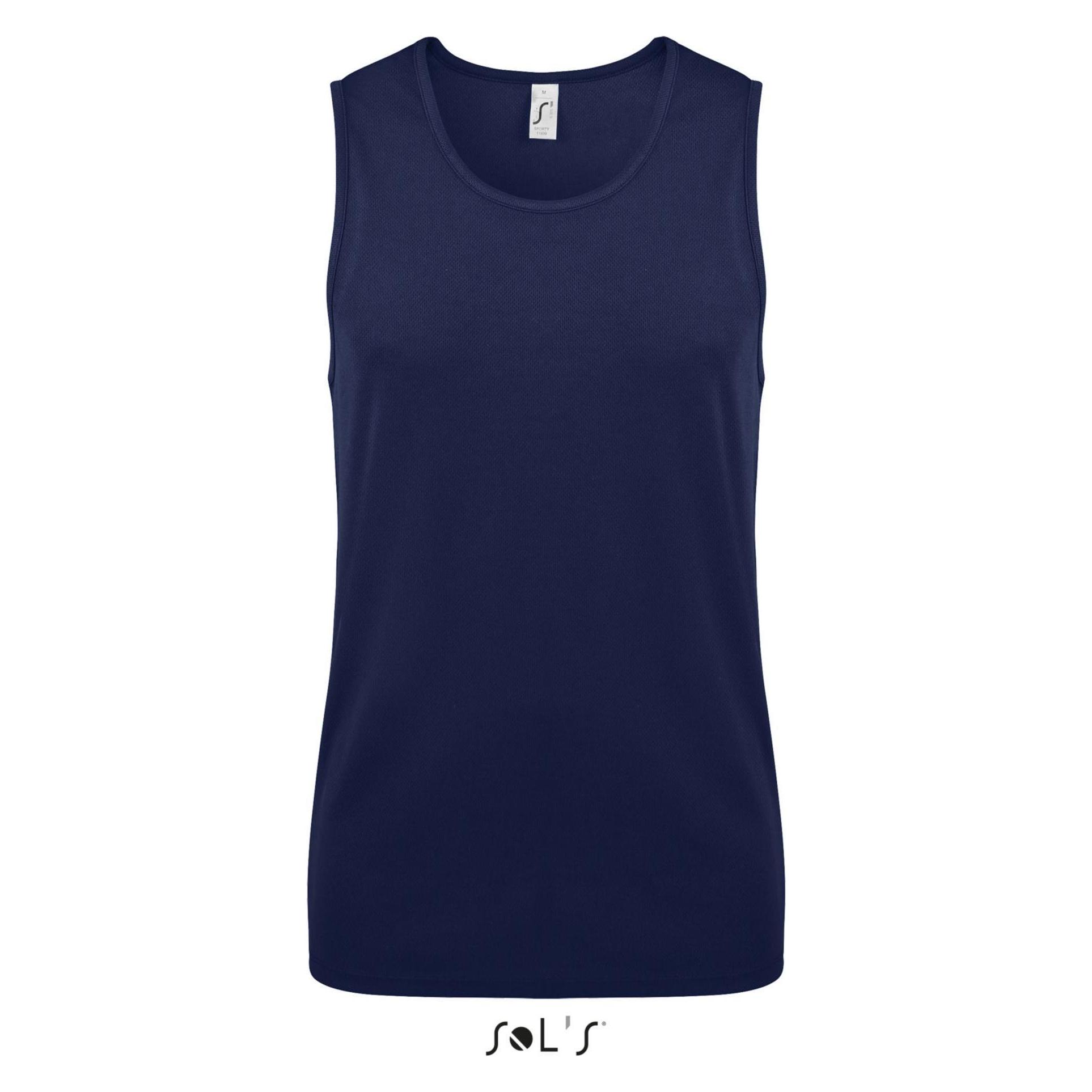 Sol's, Herren, Sportshirt, Sporty Tt (M), Blau, M