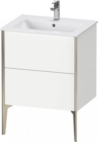 Actual product image Duravit XViu 4481 Vanity unit vertical, 2 drawers, for wash basin ME by Starck 233663, 610x480 mm (61 x 48 x 59.5 cm)